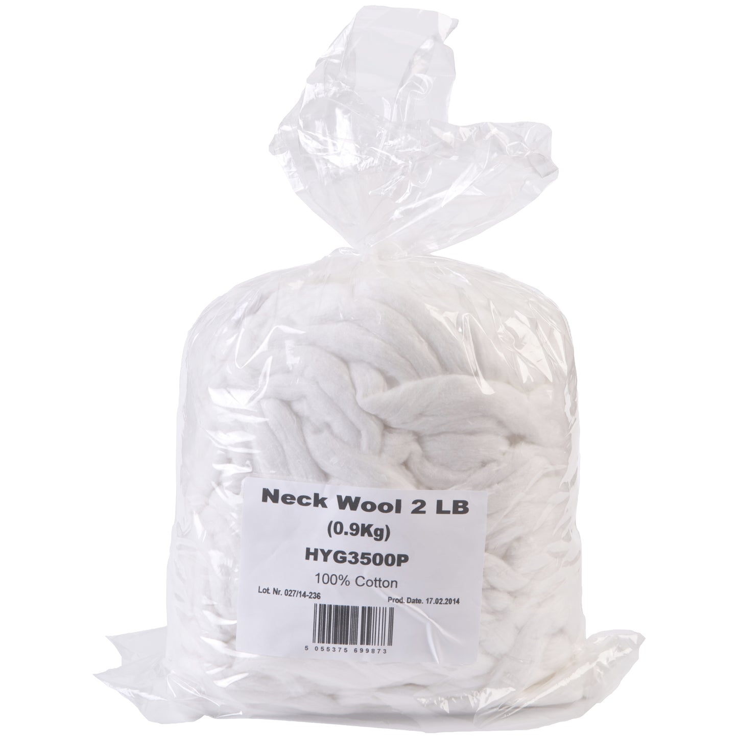 Cotton Neck Wool 2lb - Case of 8