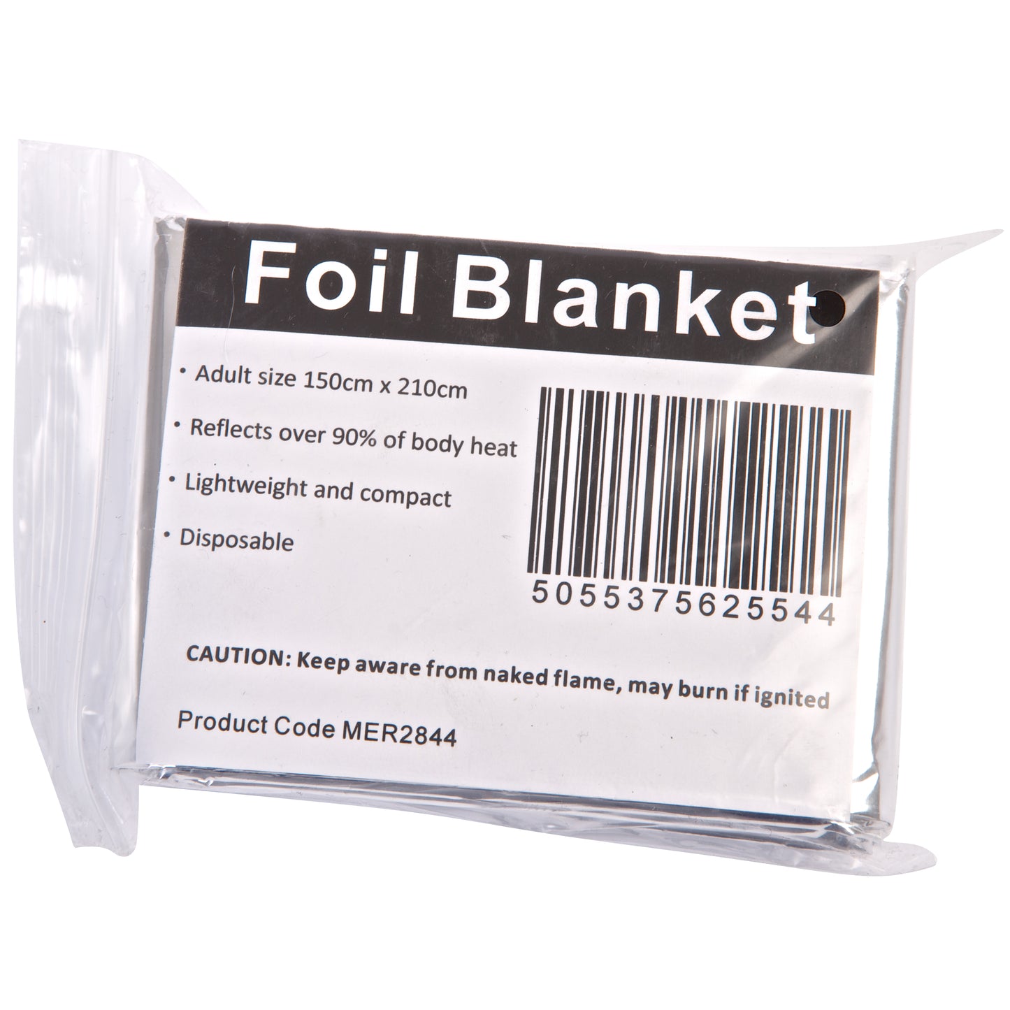 Foil Space Blanket 142 x 213cm - Case 200