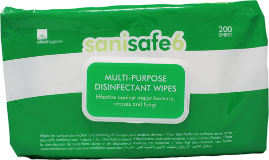 Sanisafe Surface Wipes 200 Pack