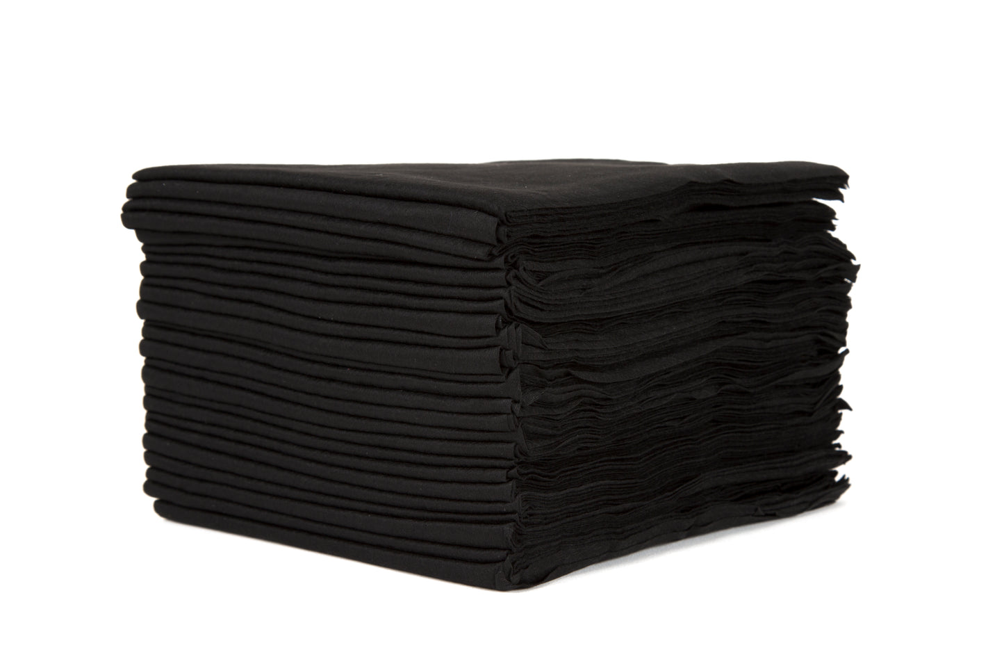 Nonwoven Disposable Towel Black Pack 50 - Case of 12