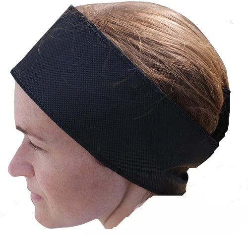 Disposable Head Bands Black Pk 10- Case 30