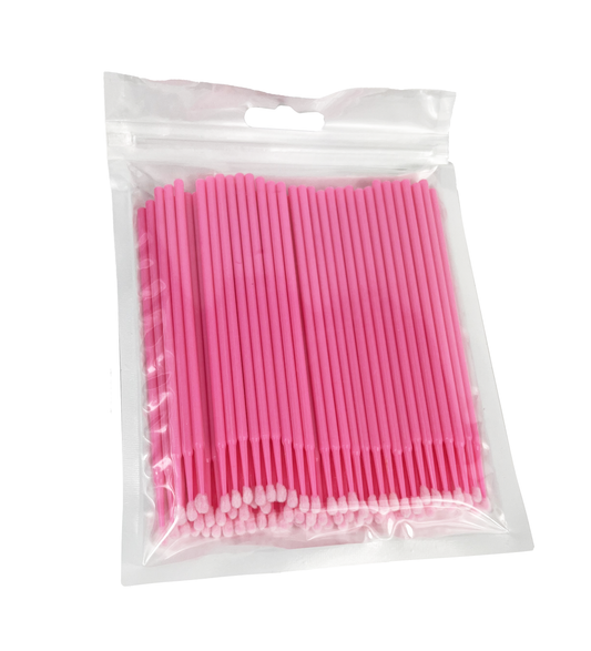 Pink Micro Applicators Pack 100 - Case of 50