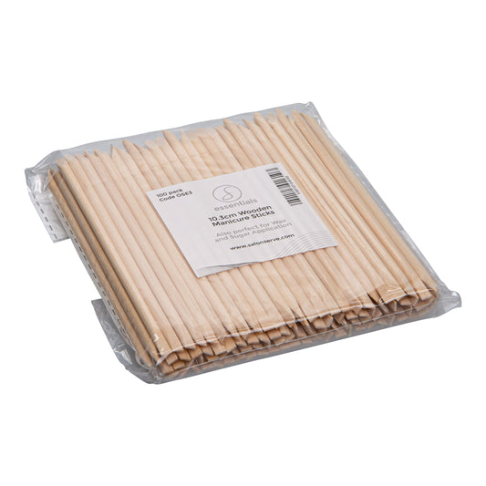 Wooden Manicure Sticks 10.3cm Pack 100 - Case of 100