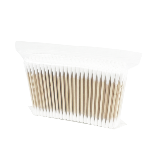 Wooden Stem Cotton Buds 200 Pack - case of 48