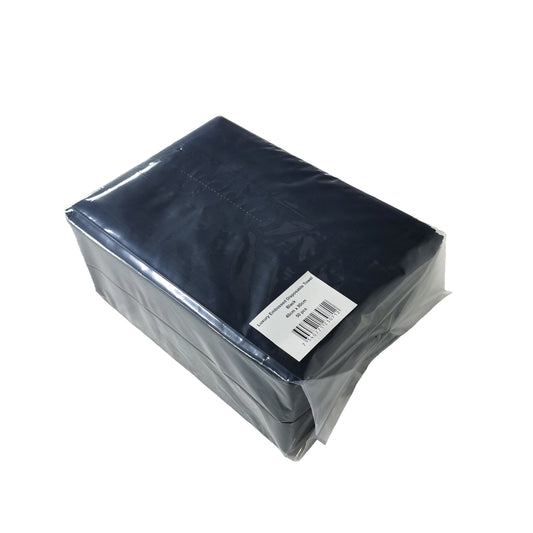 Luxury Nonwoven Embossed Disposable Towel Black Pack 50 - Case of 12
